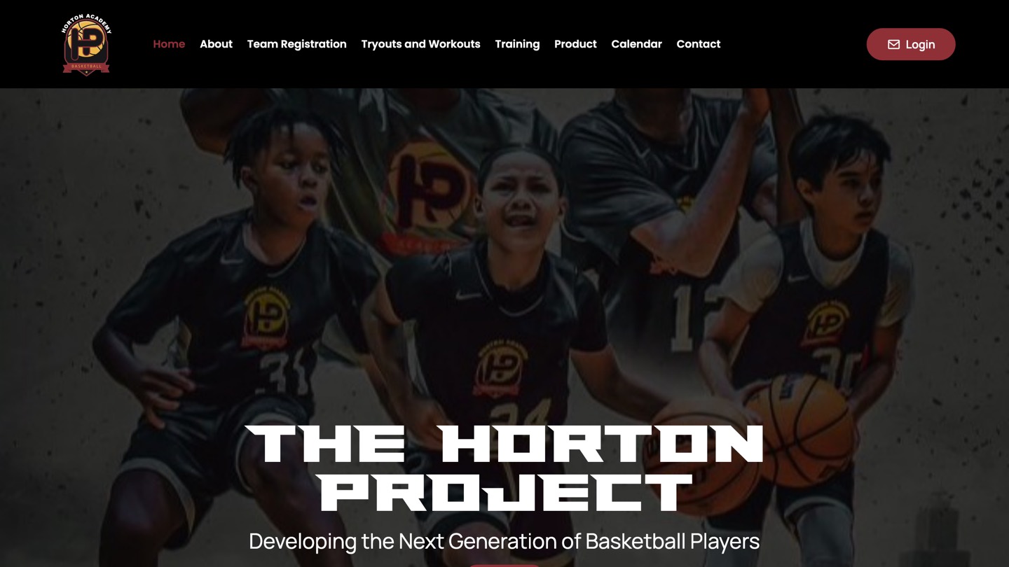 The Horton Project website