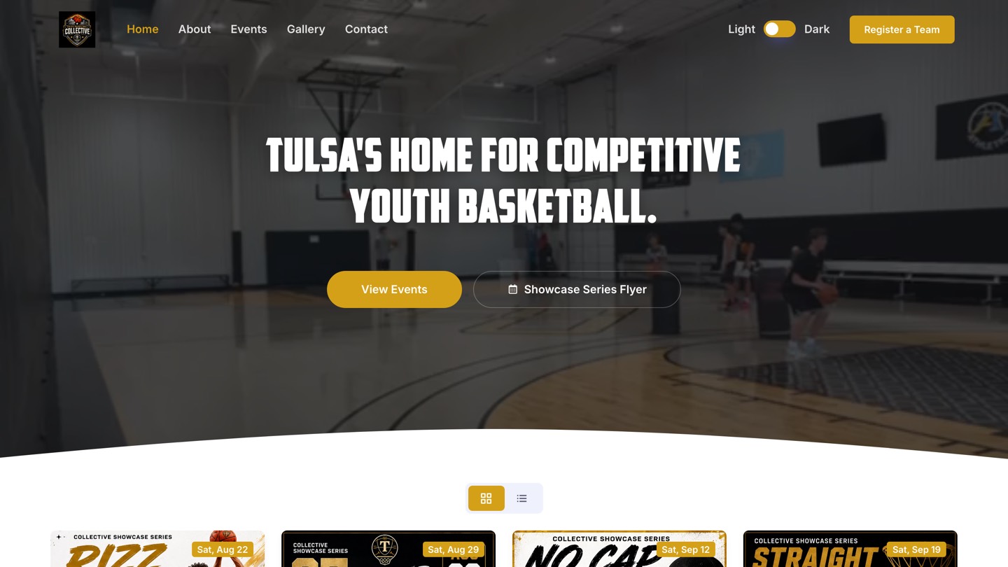 Tulsa Basketball Collective website